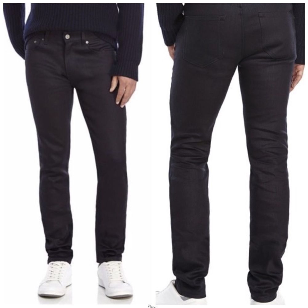 Acne Studios Ace Jean in Navy Cash Denim